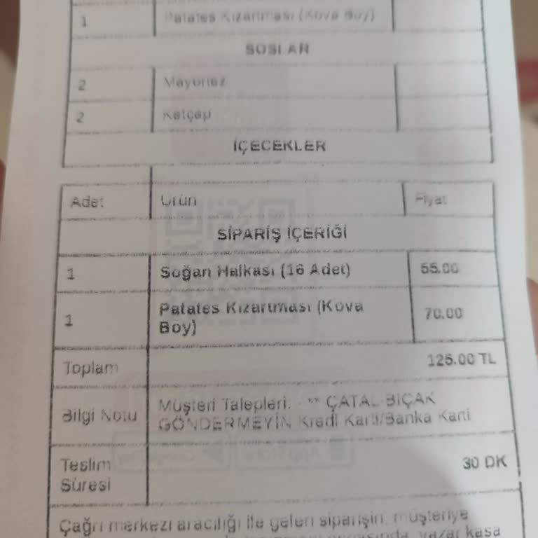 Yanlış Ürün Teslimatı Ve Ücret İadesi Talebi