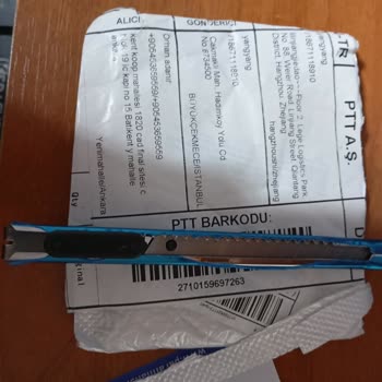 Yanlış Ürün Gönderimi: Aliexpress'ten Beklenmedik Maket Bıçağı Sürprizi