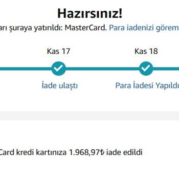 Amazon İade Sürecinde Eksik Ödeme Ve İletişim Sorunları