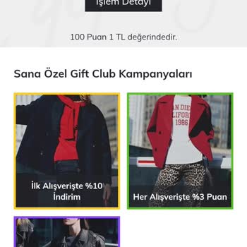 DeFacto Uygulamasında Gift Puanları Kullanamama Sorunu