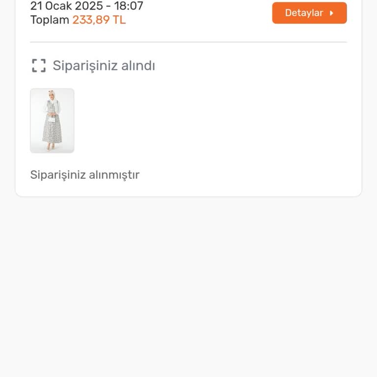 Tofisa Siparişim İptal Edildi