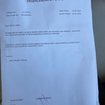 Boyner'den Aldığım Harley Bot: Kullanılmış Ve Ayıplı Ürün Sorunu