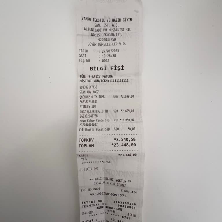 Vakkorama'da Etiket Sorunu Ve İade Mağduriyeti