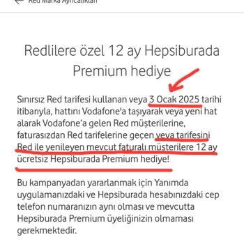 Vodafone Hepsiburada Kampanyası Hakkımı Geri İstiyorum