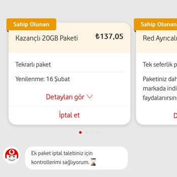 Ek Paket İptalinde Müşteri Hizmetlerine Ulaşamama Sorunu