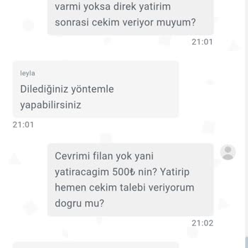 Bonus Sözü Tutulmayan Ve Hesabı Dondurulan Müşteri