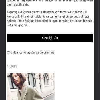 Stokta Olmayan Ürün İçin Sipariş Ve Teslimat Sorunu