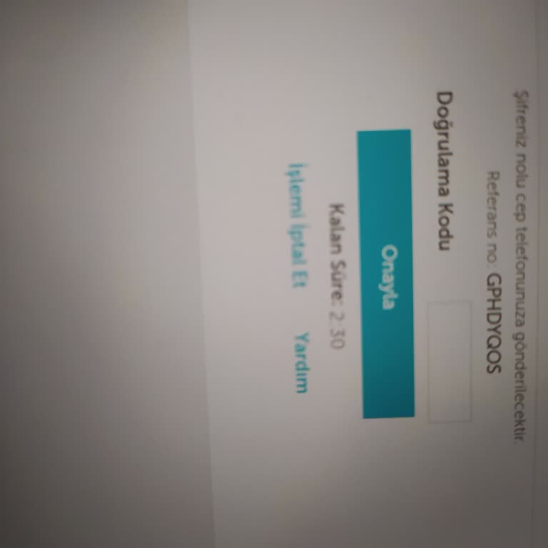 Ziraat Bankası Kartıyla İnternet Alışverişinde Onay Kodu Sorunu