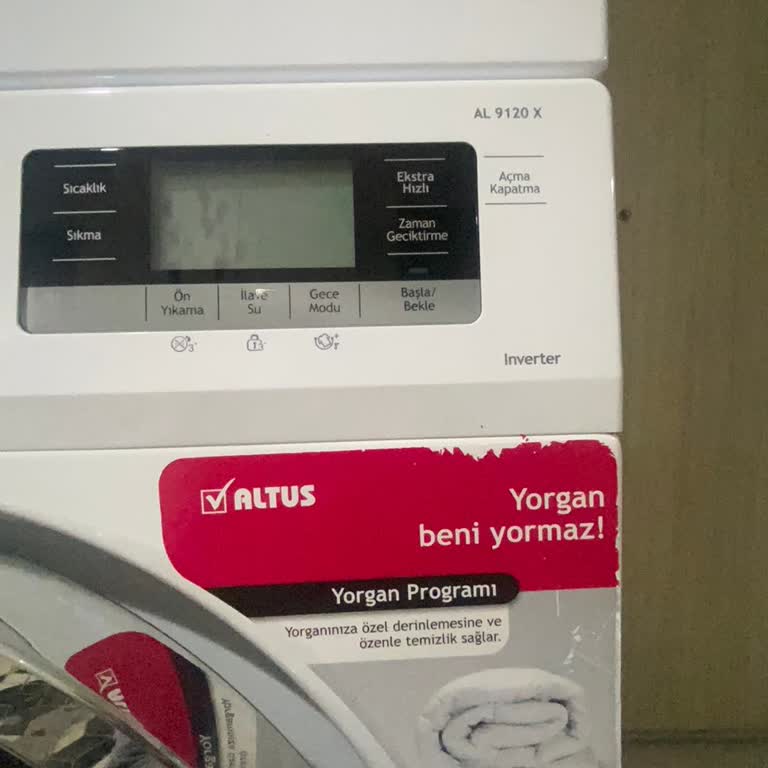 Altus Çamaşır Makinesi Servis Hizmeti Sorunu