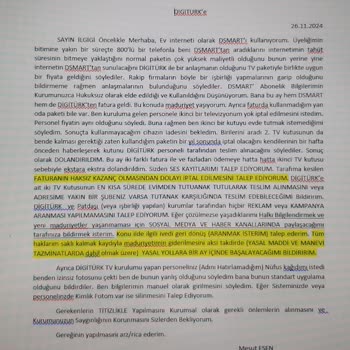 Yanıltıcı Paket Satışı Ve Ek Ürün Şikayeti