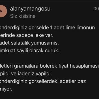 Hayal Kırıklığına Uğratan Gıda Teslimatı
