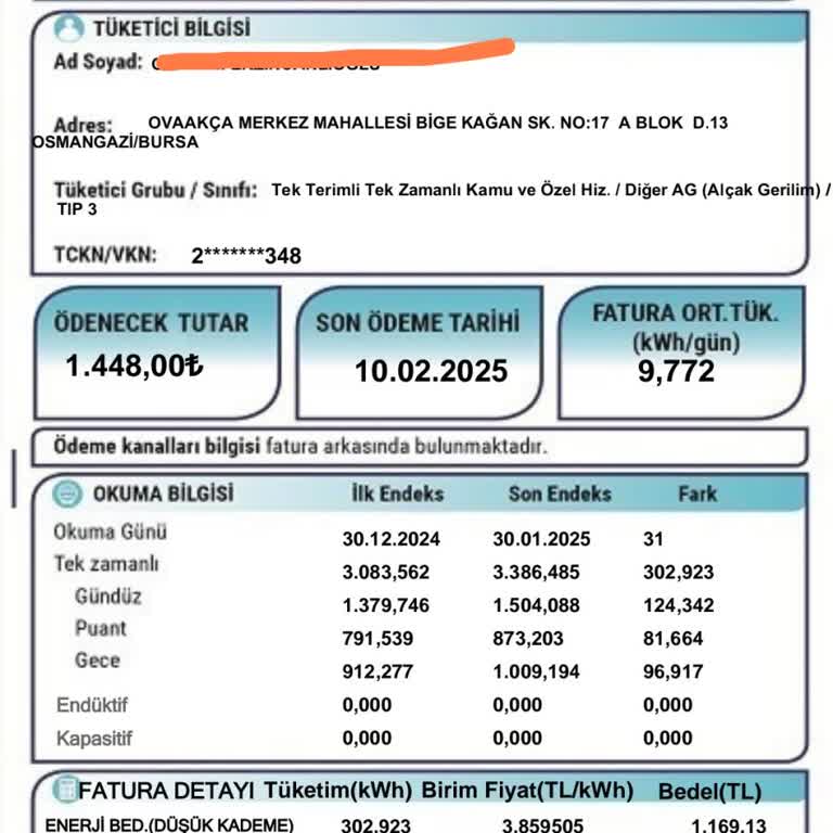 Yanlış Fatura Uygulaması: Mesken Yerine Şantiye Elektriği