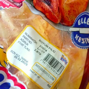 Erpiliç Tavuğunda Hijyen Sorunu