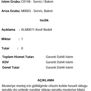 Baymak Servisinden Hasarlı Ürün Ve İlgisizlik