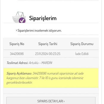 İade Edilen Kabanın Ücreti Hâlâ Yatmadı