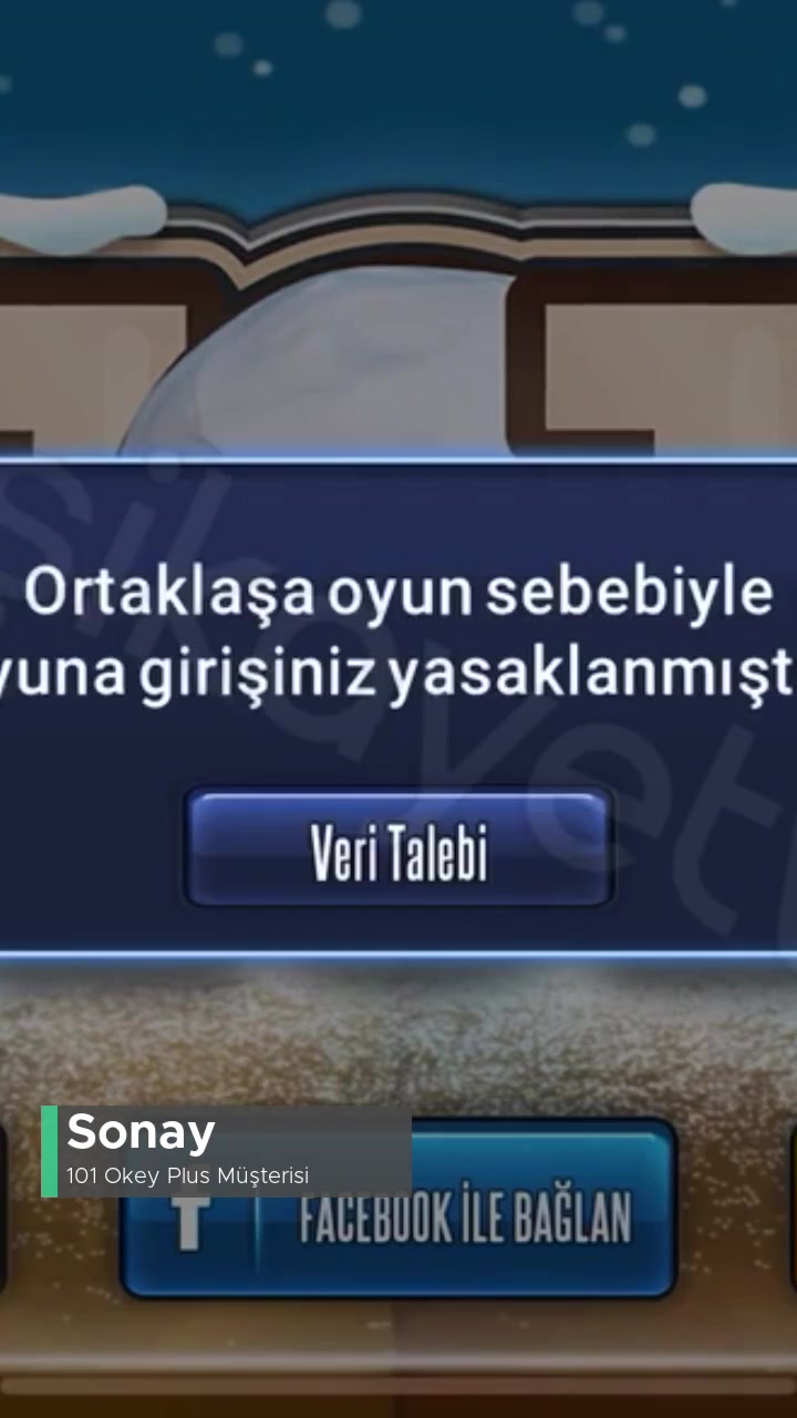 101 Okey Plus Haksız Ban Ve Hesap Kapatma! videonun kapak resmi