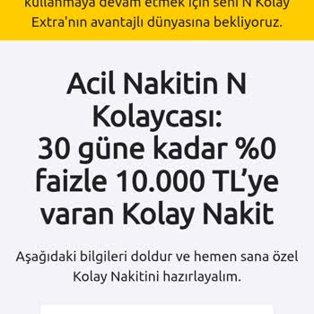 Nkolay Extra Avantajları Yanıltıcı Çıktı, Acil Çözüm Bekliyorum