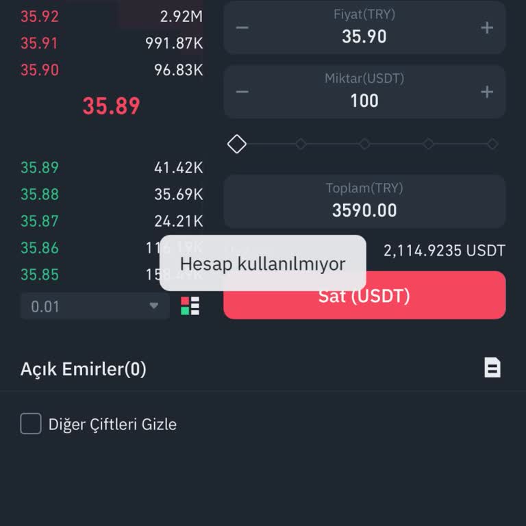 Binance TR'de Hesap Erişim Sorunu Ve Para Çekme Engeli