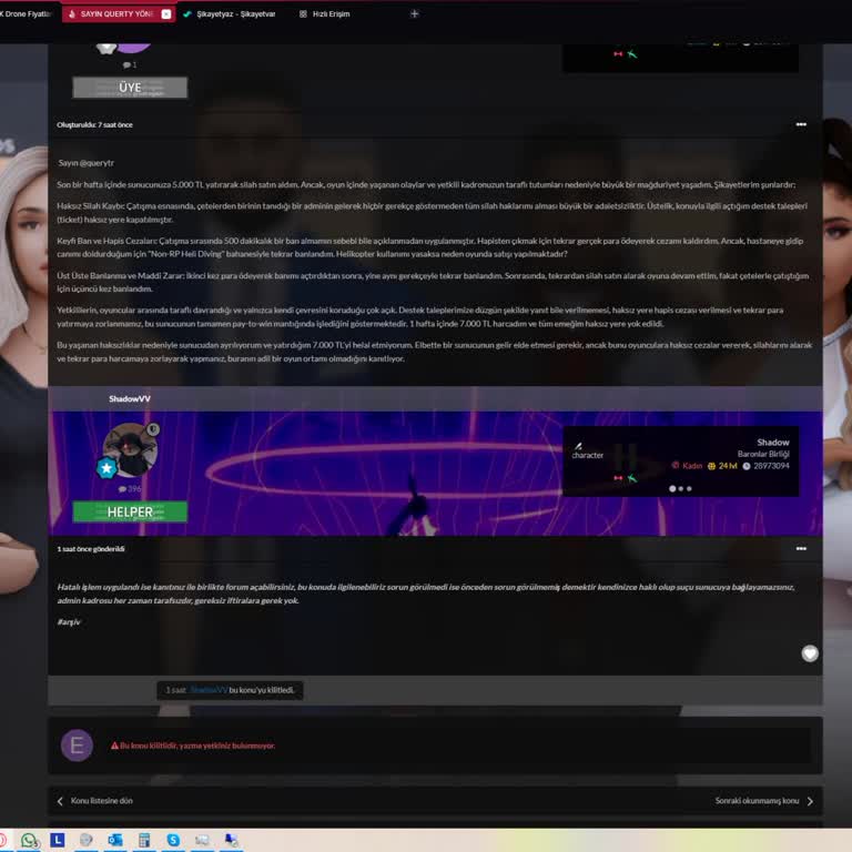Oyun İçinde Adaletsizlik Ve Haksız Uygulamalar