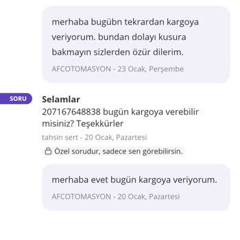 Eksik Gönderilen Ürünler Ve İletişim Sorunları