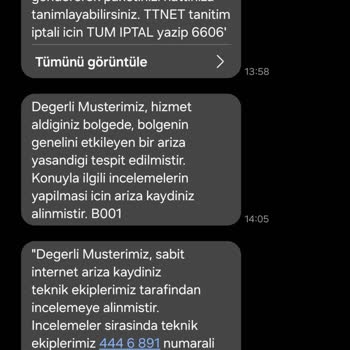Türk Telekom'un İlgisizliği Ve Hizmet Eksikliği