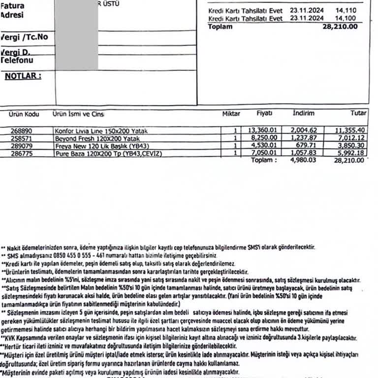 Konfor Yatak'tan 70 Gündür Teslim Edilmeyen Ürün