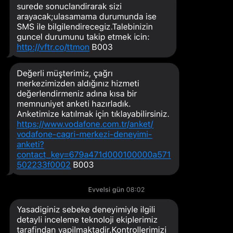 Vodafone'da Sürekli Şebeke Sorunu Ve Çözüm Eksikliği