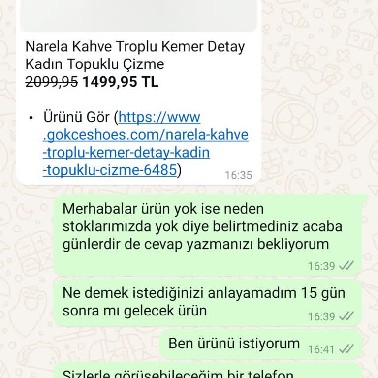 Sipariş Sonrası İletişim Sorunları Ve Ürün Teslimatı