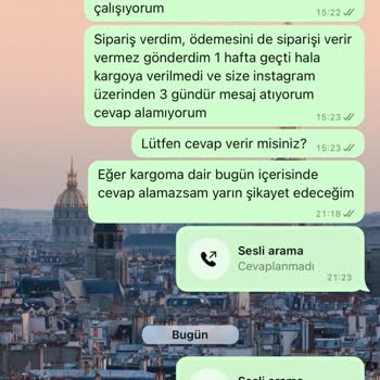 Kargo Bilinmezliği Ve İletişim Sorunları