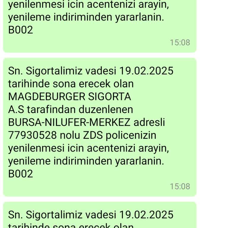 İzinsiz Kişisel Bilgi Kullanımı Ve Yanlış DASK Mesajı