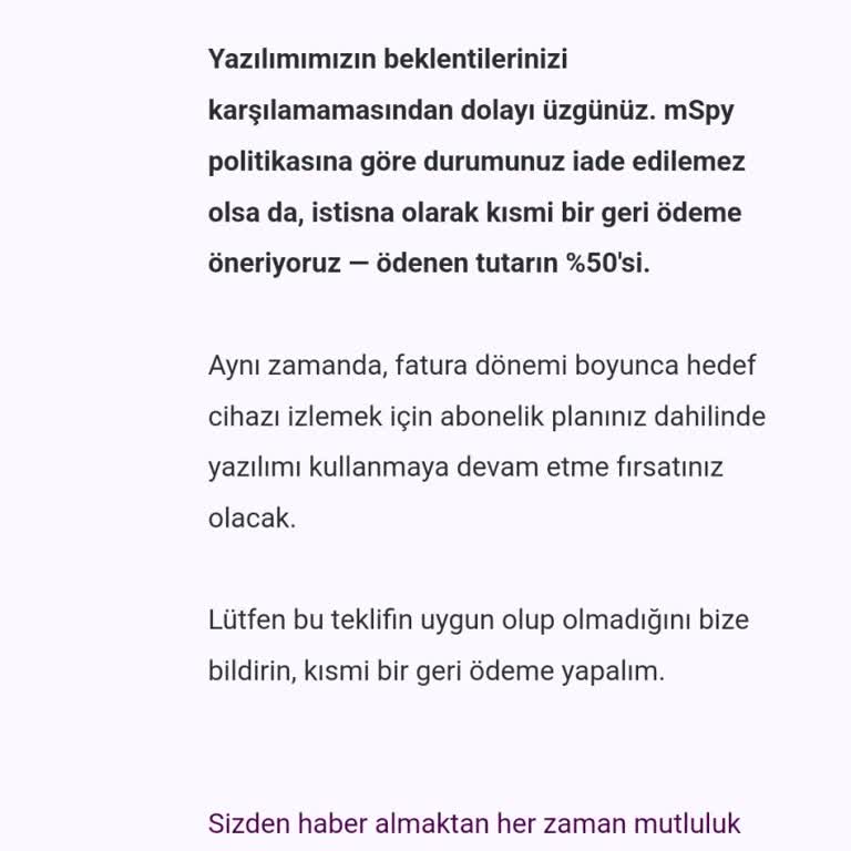 Yanlış Faturalandırma Ve Güvenlik Endişesi
