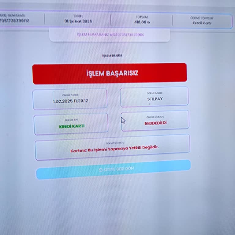 İninal Kart İle Vatangame VP Alımında Karşılaşılan Sorun