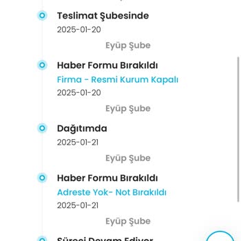 Kargo Teslimatında Yaşanan Gecikme Ve İletişim Sorunları