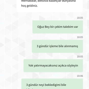 Betsilva'da Çekim Talebi Sorunu Ve Hesap Sıfırlanması