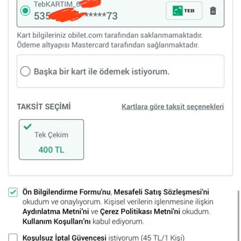 Obilet Masterpass Kampanyası Hayal Kırıklığı