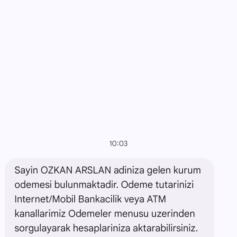 Ziraat Bankası'ndan Yanıltıcı Mesaj Sorunu