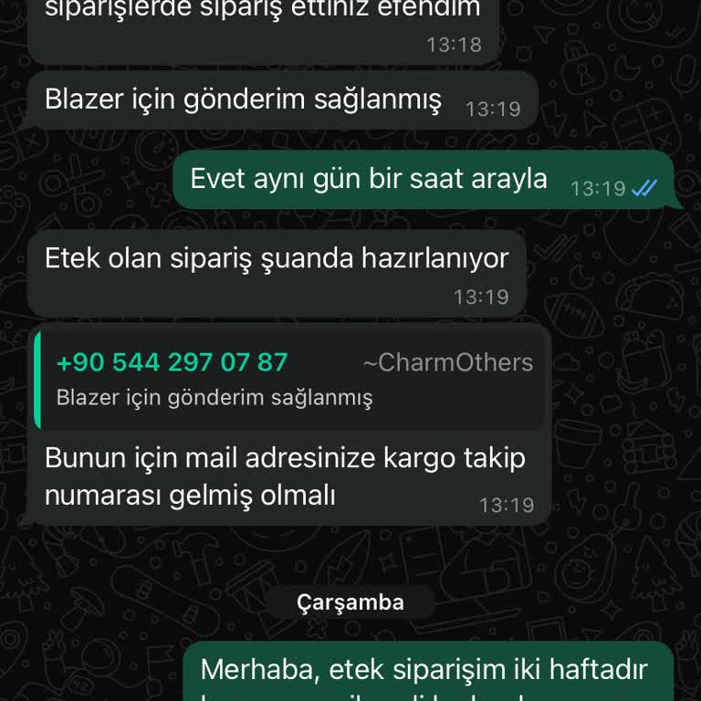 Sipariş Gecikmesi Ve İletişimsizlik Sorunu