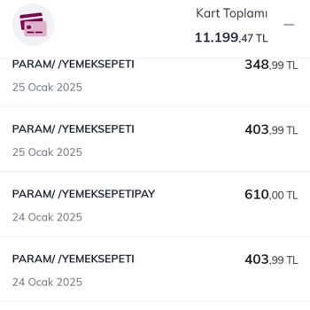 Yemek Sepeti Üzerinden Yapılan İzinsiz Ödemeler Ve Yetersiz Destek