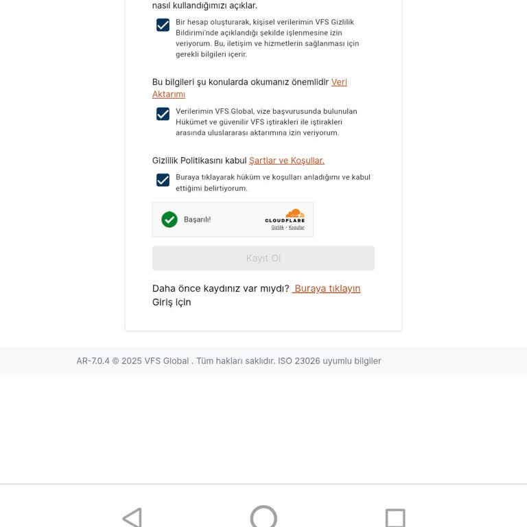 Kayıt Olma Sorunu Ve Kullanıcı Dostu Olmayan Web Sitesi