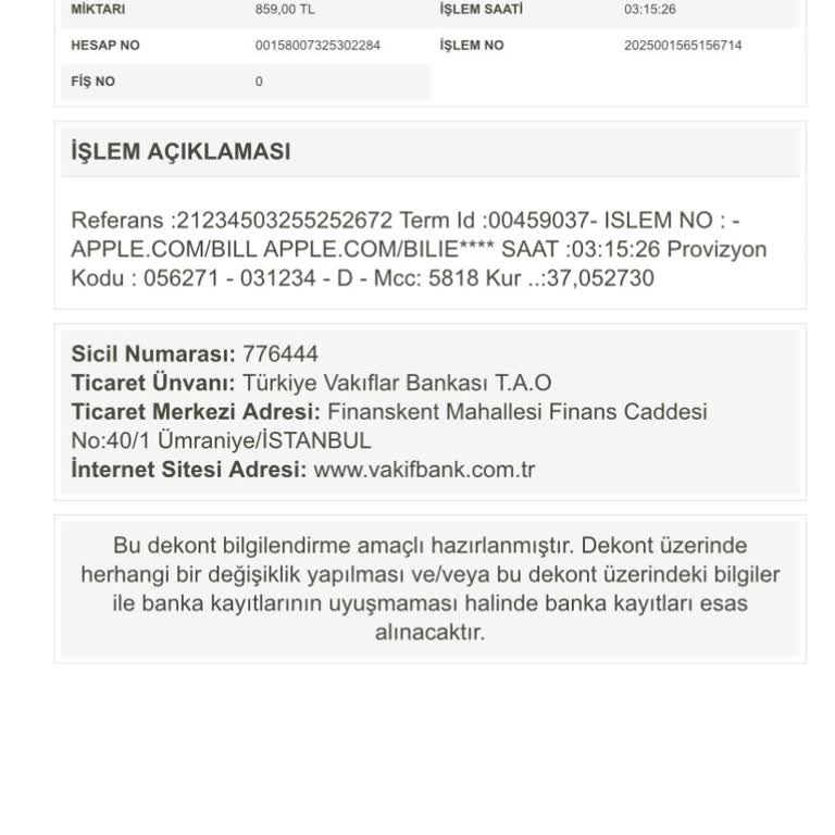 Yanlışlıkla Çekilen Ücretin İadesi Talebi