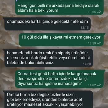 Stokta Olmayan Ürün İçin 20 Günlük Oyalama