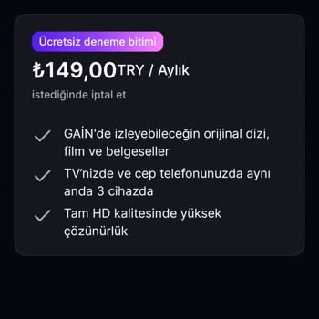 Gain Abonelik Ücreti Çekildi Ama Erişim Sağlanamıyor
