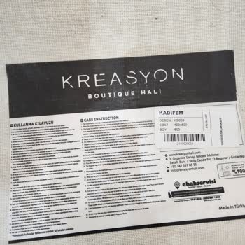 Kreasyon Halı KD003 Modelinde Ezilme Ve İletişim Sorunu