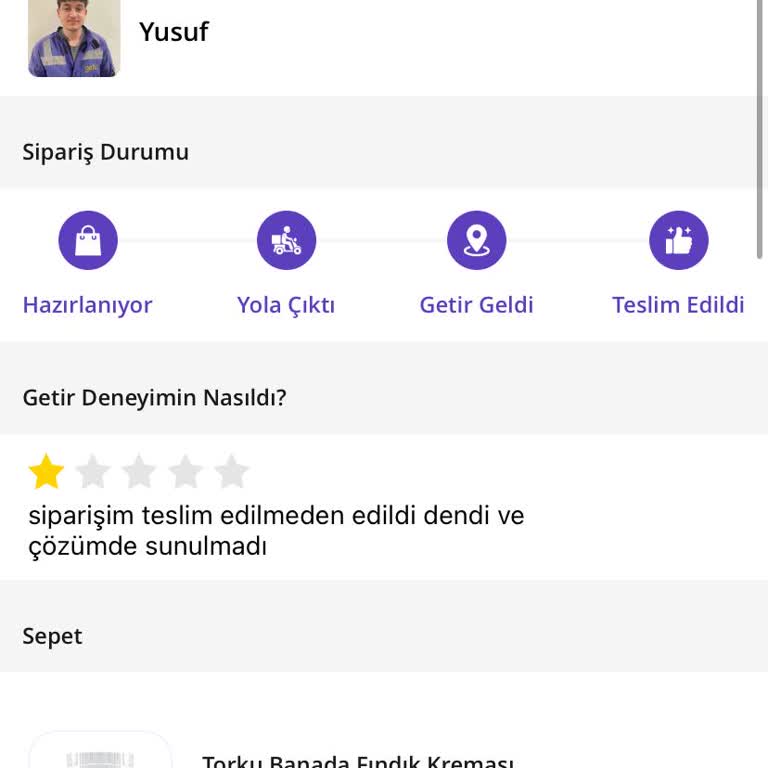 Teslim Edilmeyen Sipariş Ve Yanıltıcı Bilgilendirme