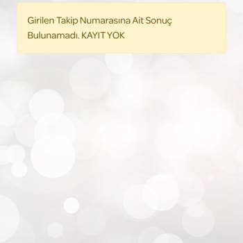 PTT Kargo Takip Sorunu Ve İletişim Eksikliği