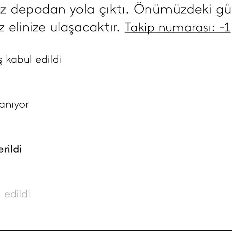 Mango Online Siparişinde Kargo Belirsizliği
