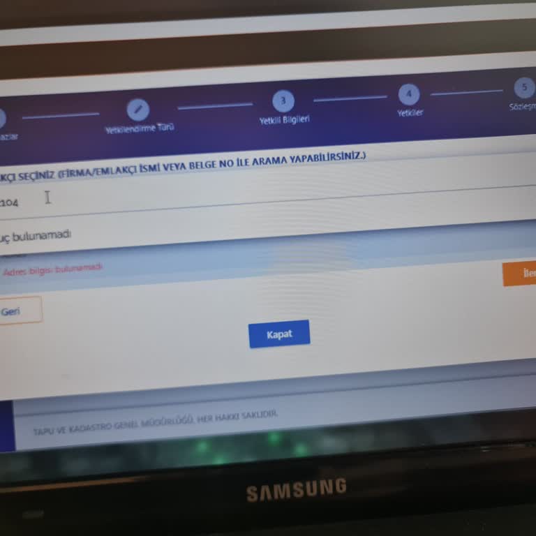 Web Tapu Sisteminde Yetki Sorunu