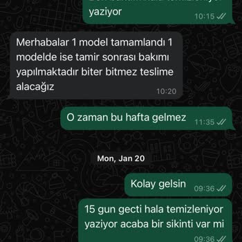 Ayakkabılarımın Teslimatı Gecikti