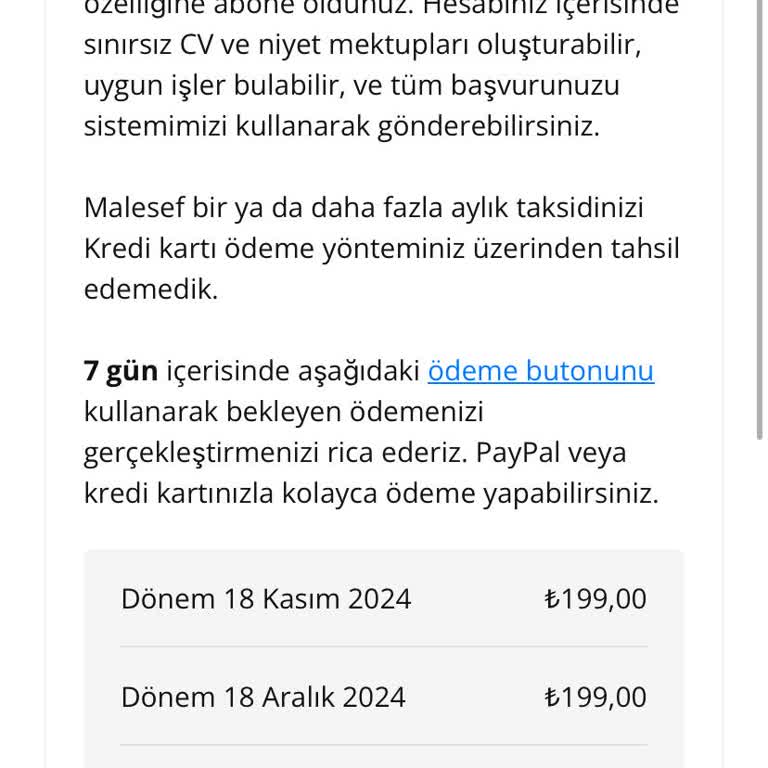 Beklenmedik Ücretlendirme Ve Bilgilendirme Eksikliği