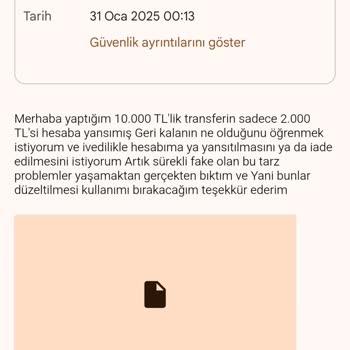 ATM'den Çekilemeyen Para Ve İletişim Sorunları